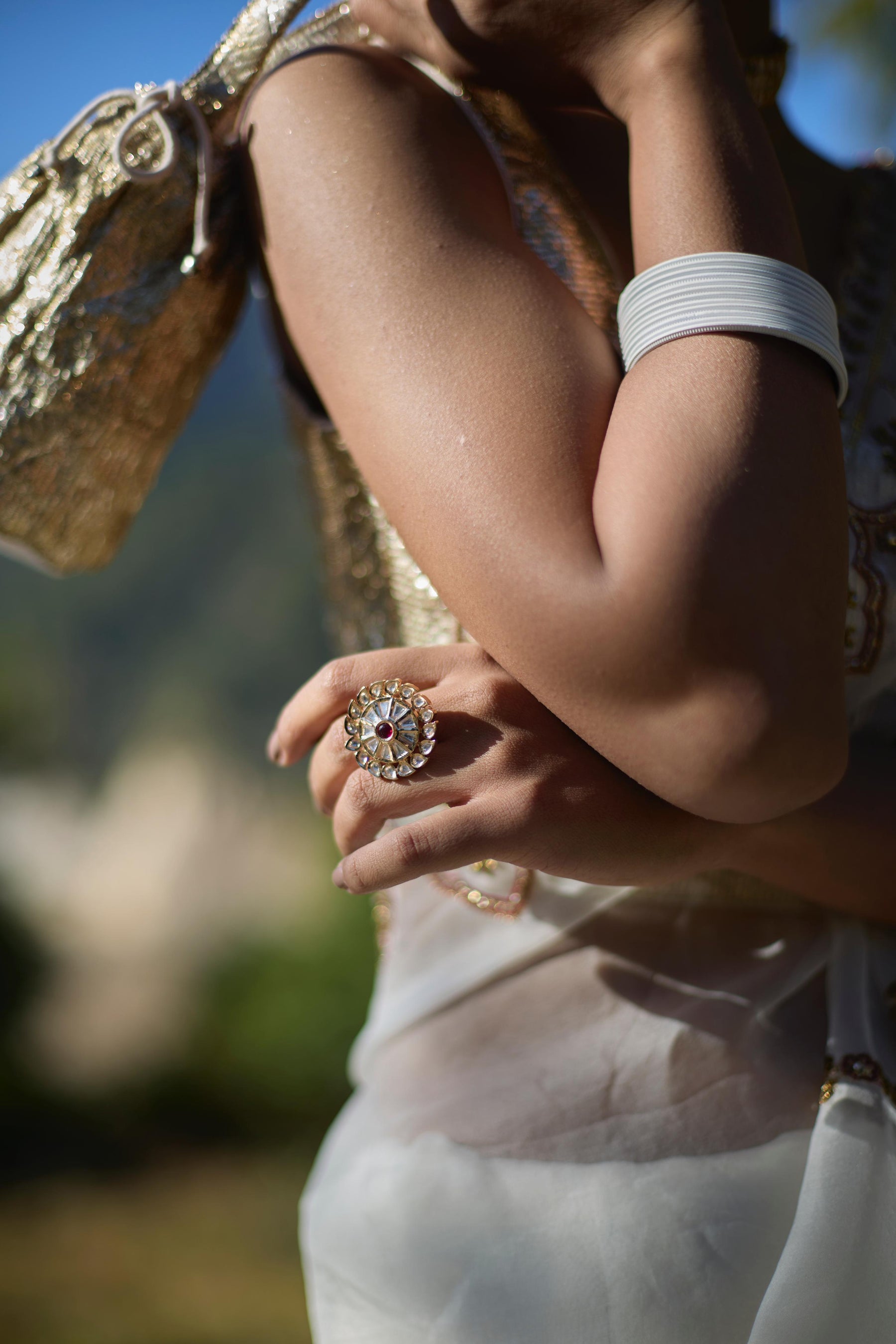 Safa Polki Ring