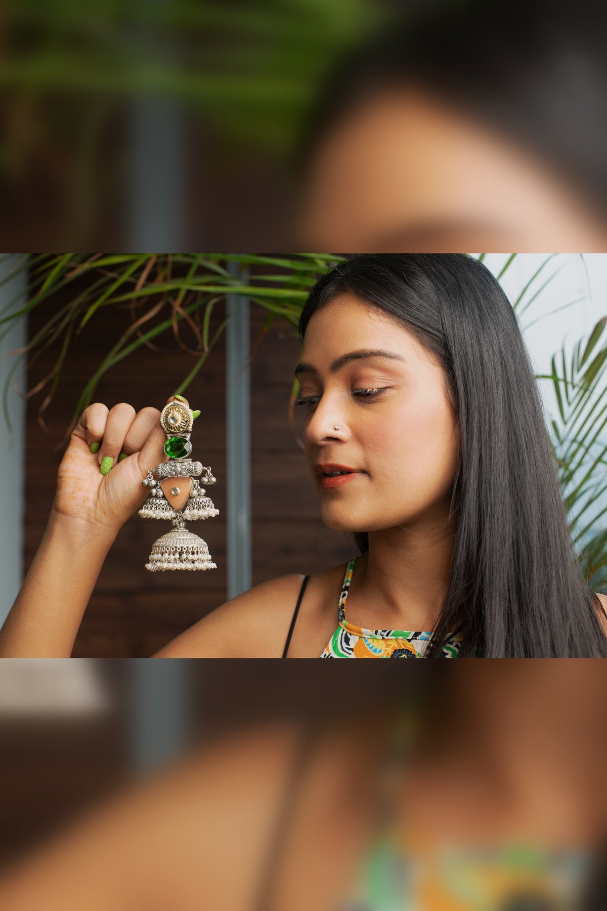 Banjaran Pastel Toned Tribal Earrings