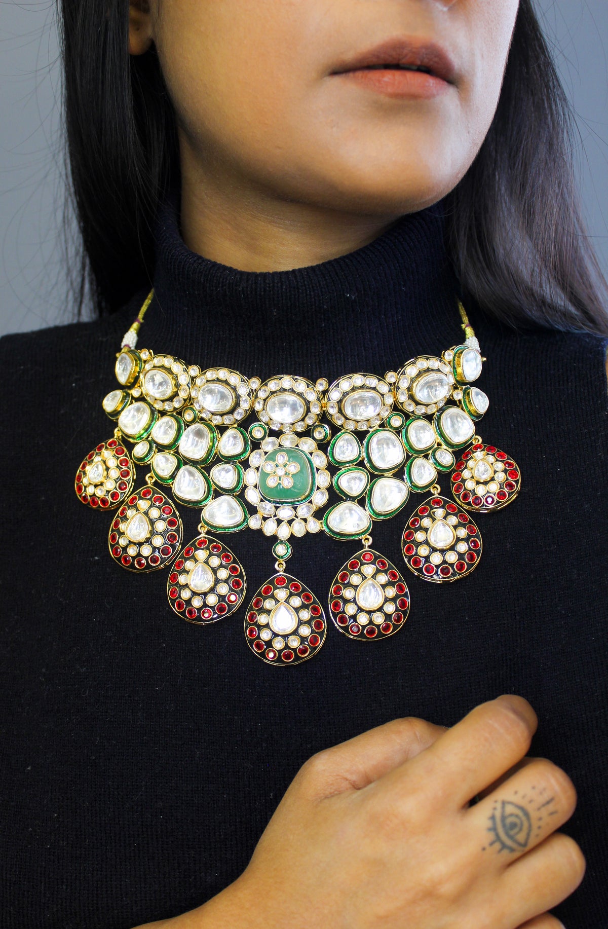 Naintara Polki Necklace Set