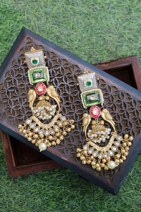 Chandrika Antique Ghungroo Earrings