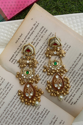 Patrika Antique Ghungroo Earrings