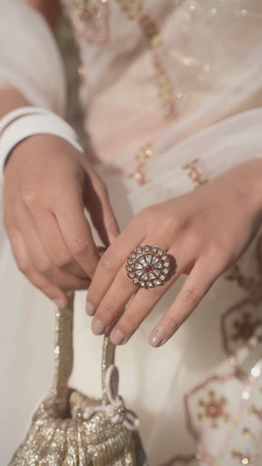 Safa Polki Ring